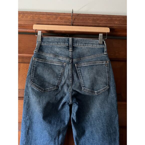 NWT Madewell Women's Mid Rise Kick Out Crop Jeans Flare Leg Oneida Wash Size 24 - Picture 9 of 14